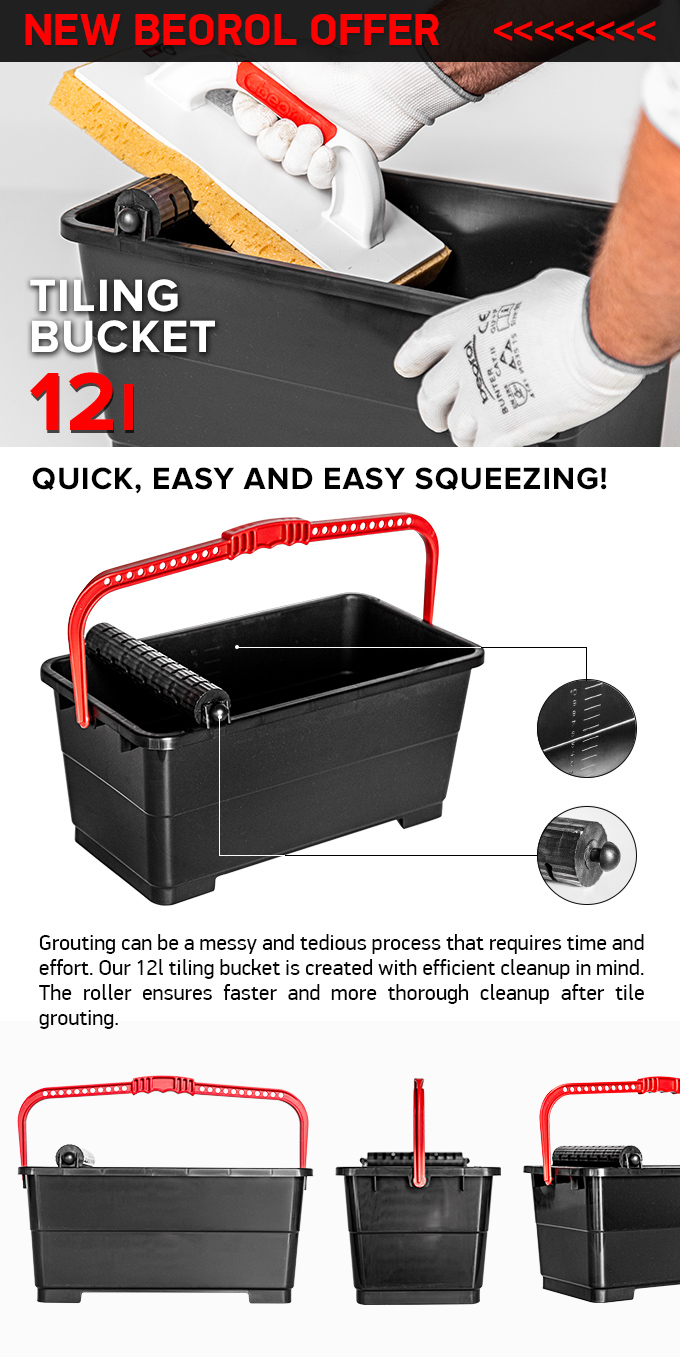 Tiling bucket 12l Beorol