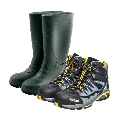 Protective footwear and clothing