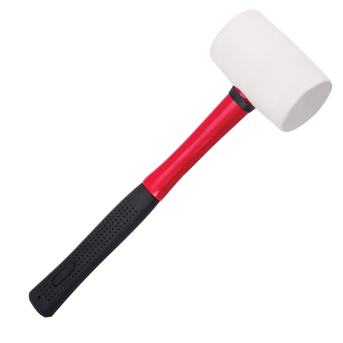 Rubber hammer, fiberglass handle 700gr/24oz 