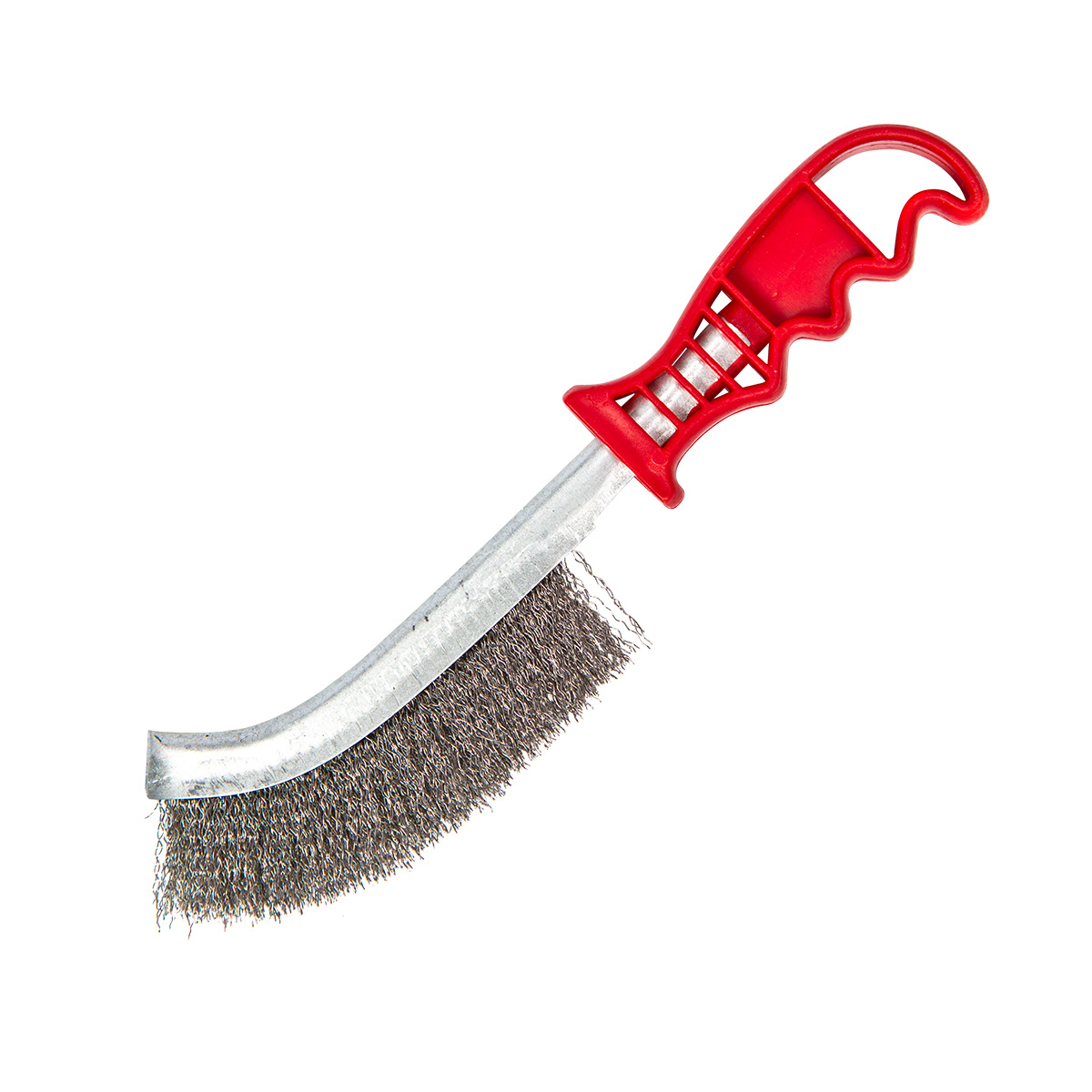 Steel coated hand brush 