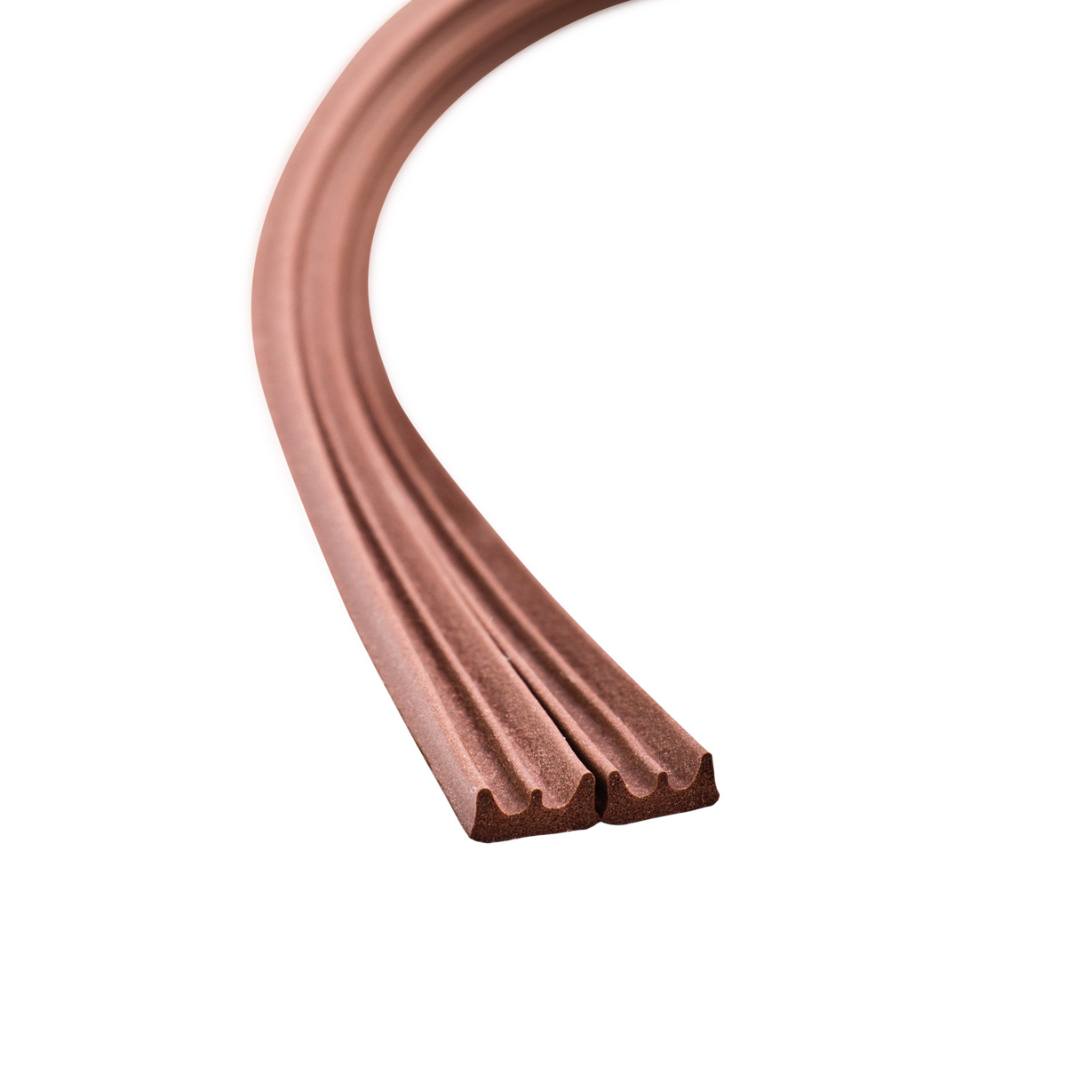 Seal strip E-profile, brown 6m 