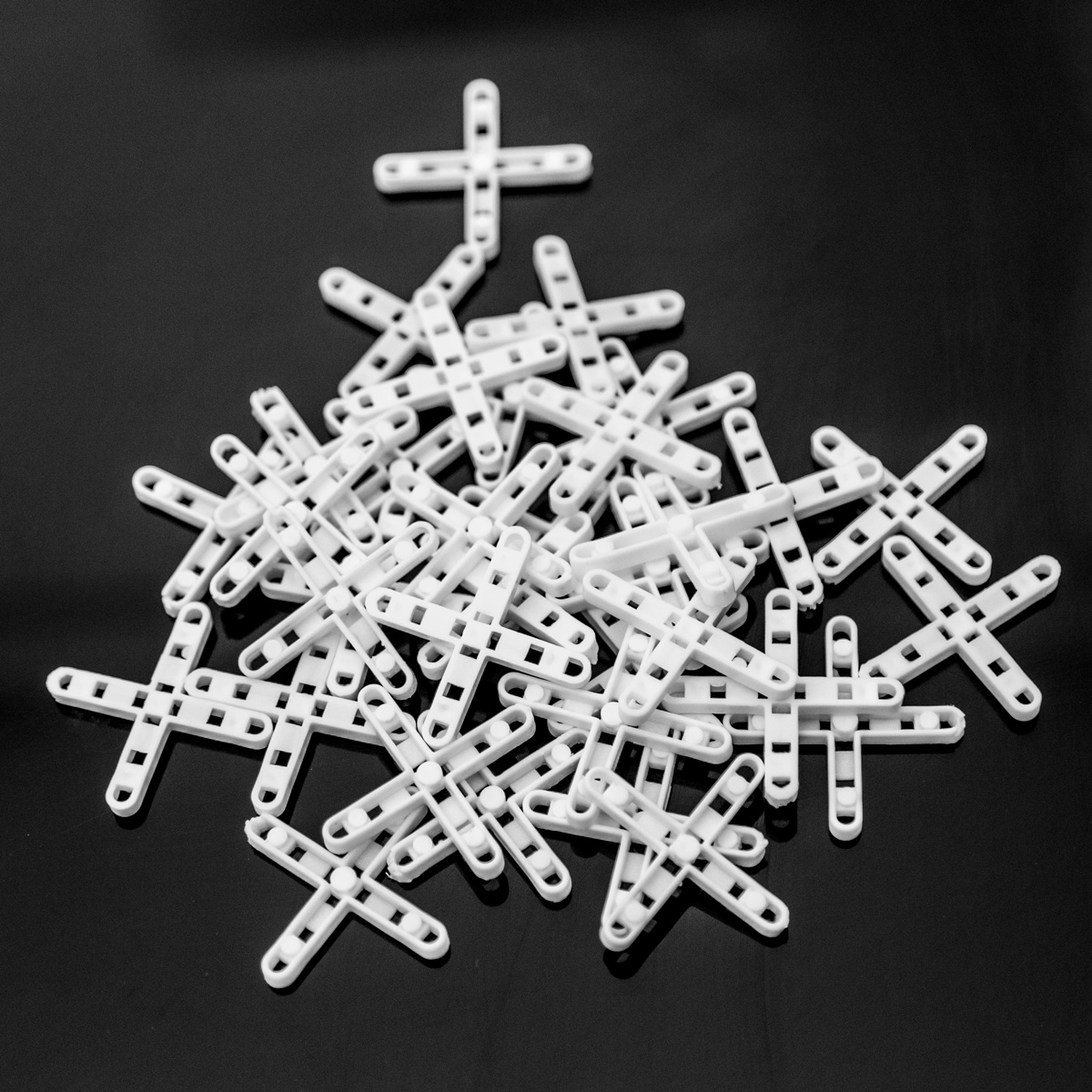 Tile cross white 5mm 100/1 Beorol