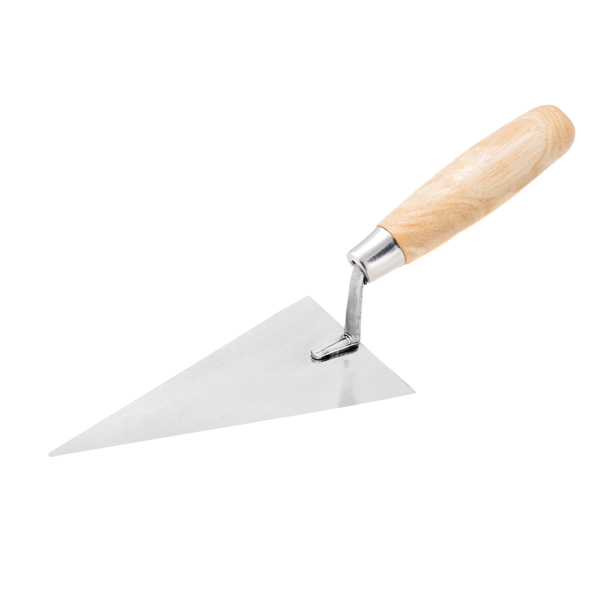 Bricklaying trowel, wooden handle 160mm 