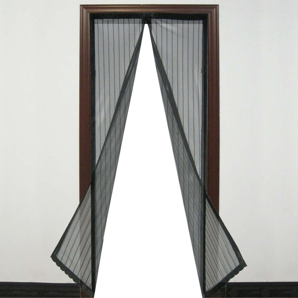 Magnetic curtains and self-adhesive mosquito nets