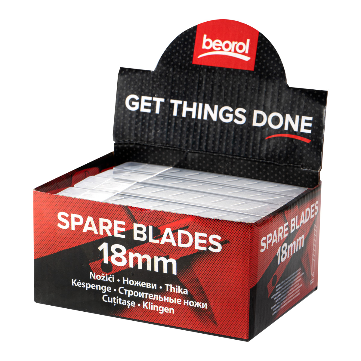Spare blades 18mm, 24 pieces
