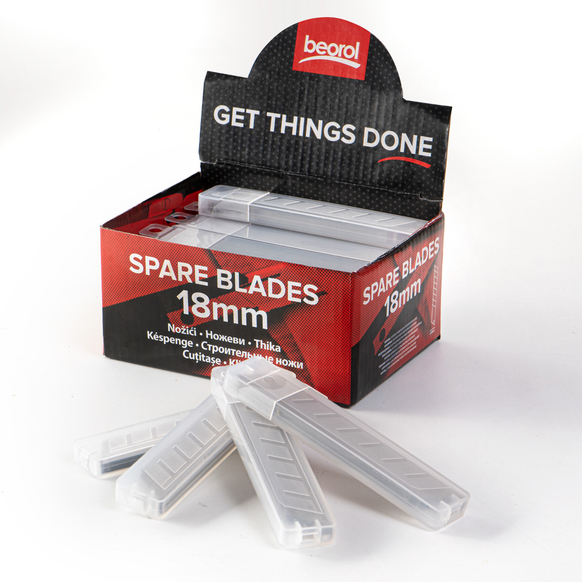 Spare blades 18mm, 24 pieces