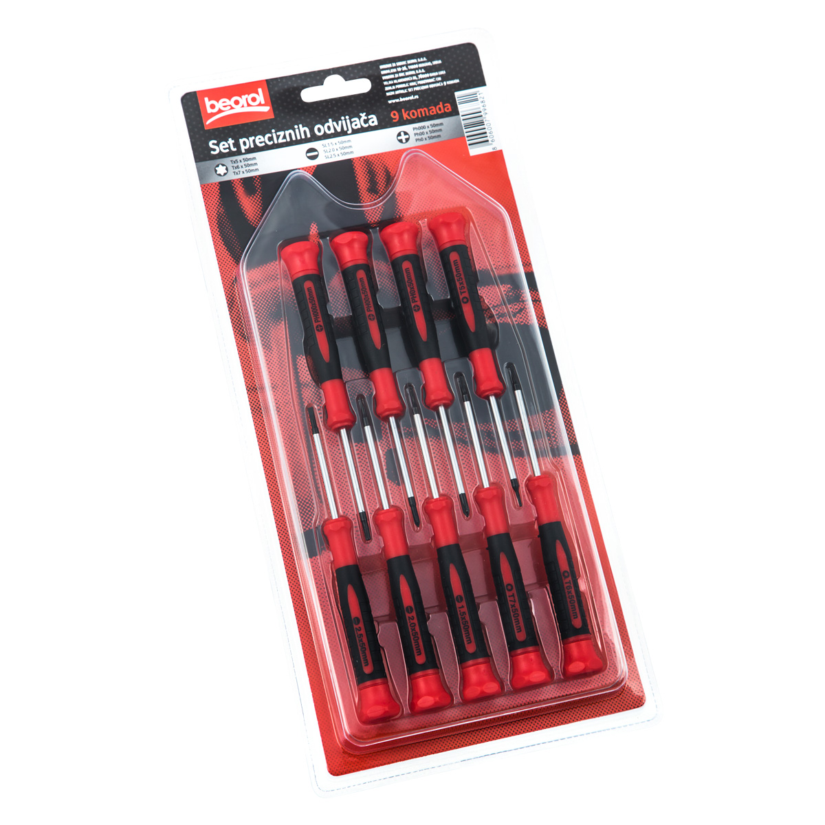 Precision screw. set 9pcs 