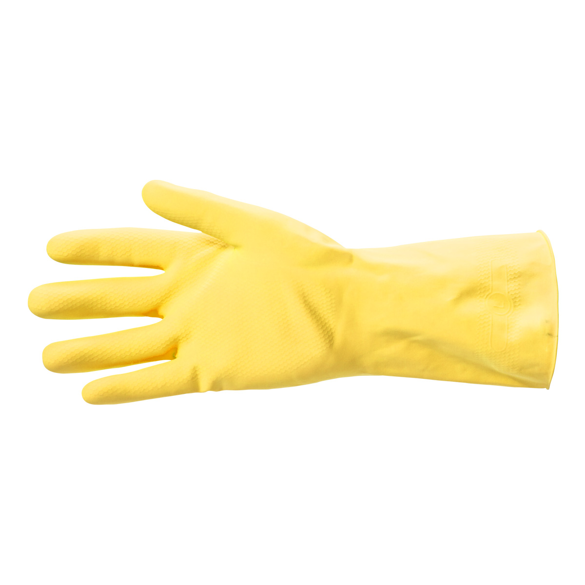 Household glove with flock lining M premium 