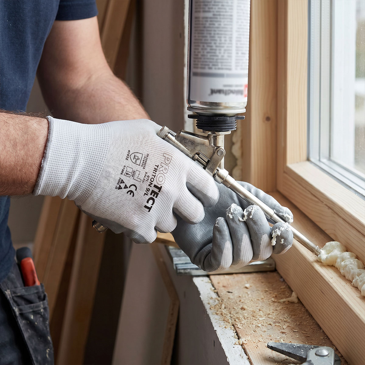 Triton-nitrile gloves 