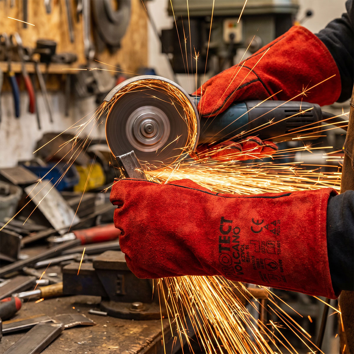 Welding leather gloves Volcano 