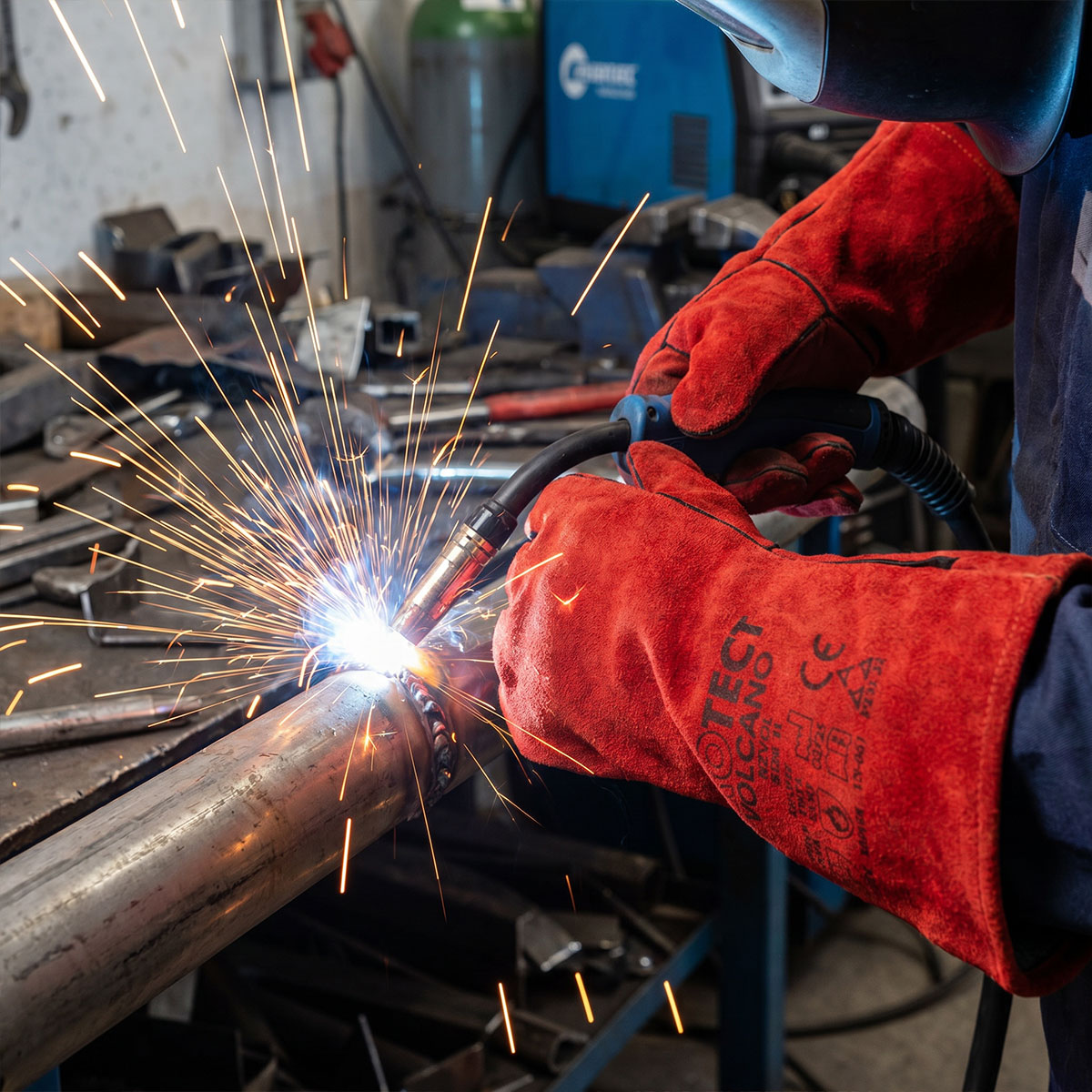Welding leather gloves Volcano 