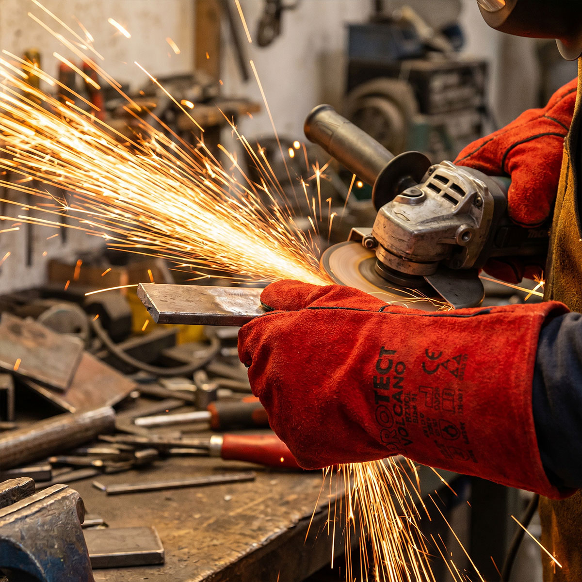 Welding leather gloves Volcano 