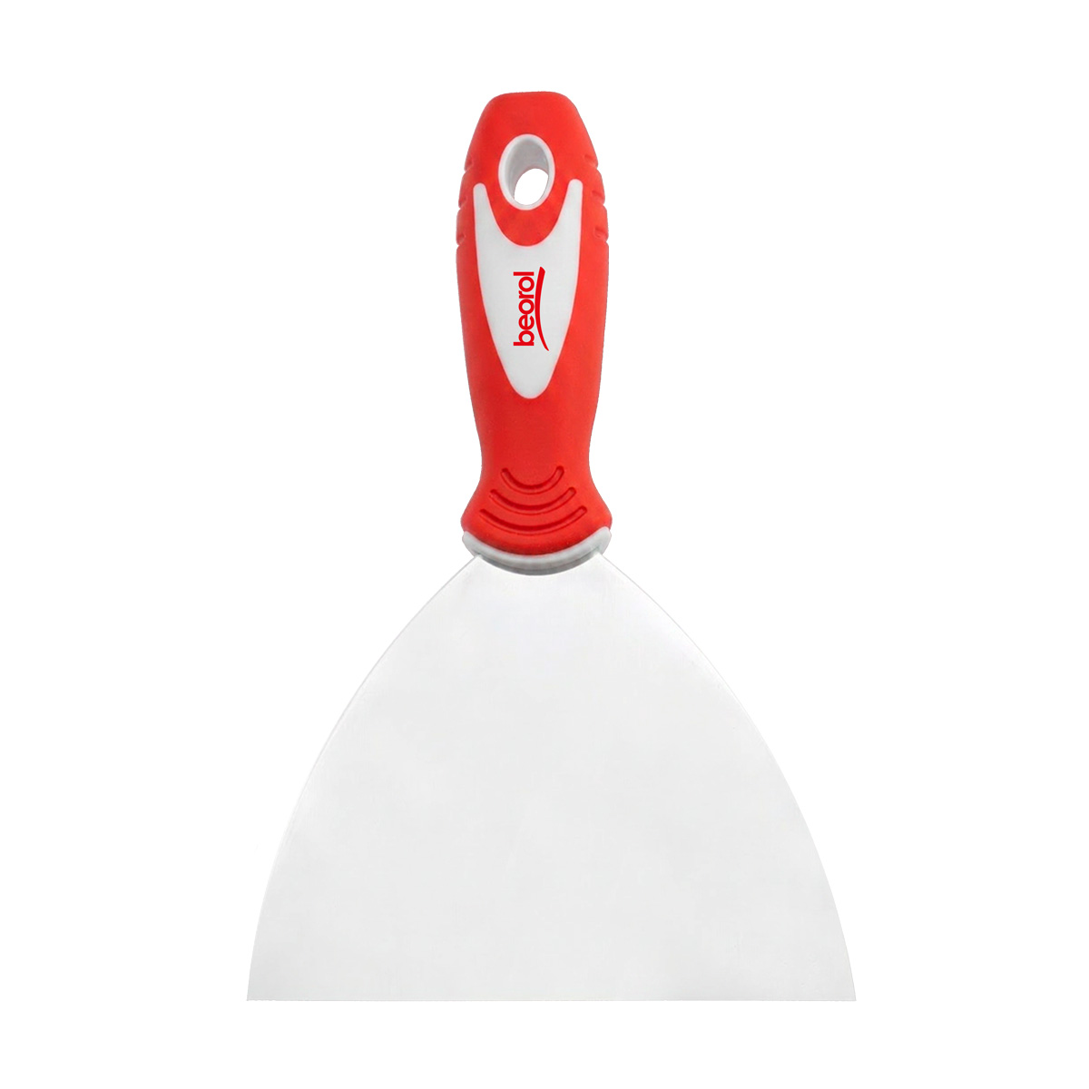 Scraper rubber-plastic handle with hole, steel 5” 
