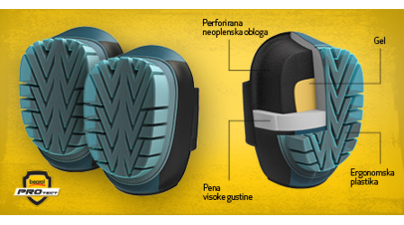 New article - Knee pads with gel