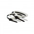 Plastic tie white 4.8x300mm 100 pcs. 