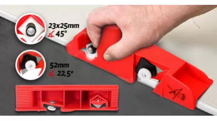 Gypsum angle edger