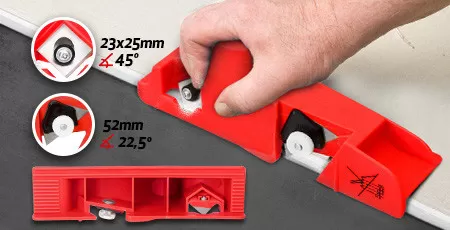 Gypsum angle edger