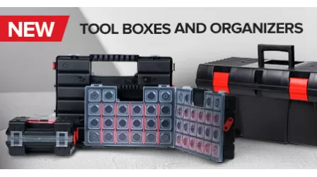 Tool boxes and organizers