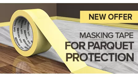 Parquet protection tape