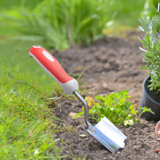 Garden stainless steel trowel - wide 