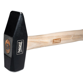 Machinist hammer, wooden handle, 1500g 