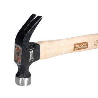 Claw hammer, wooden handle, 225g 