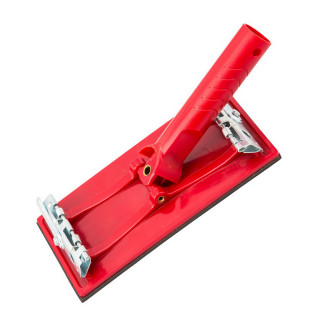 Sandpaper holder for telescopic poles 