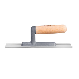 Stainless Steel Trowel 200x80 wooden handle 