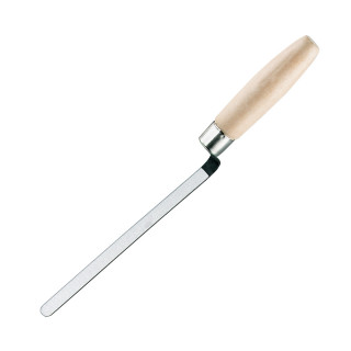 Bricklaying trowel, wooden handle 