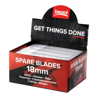 Spare blades 18mm, 24 pieces