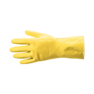 Household glove with flock lining S premium 