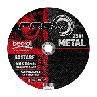 Cutting disc for metal, ø230x3mm 