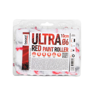 Radiator paint roller Ultra Red 10cm charge 