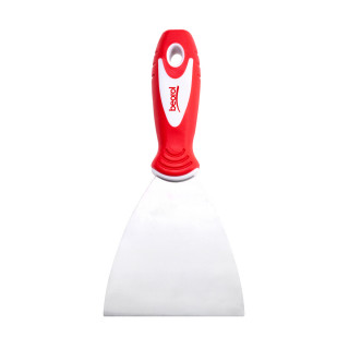 Scraper rubber-plastic handle with hole, steel 3.5” 
