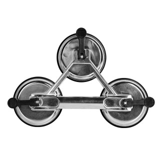 Aluminium suction cup triple 