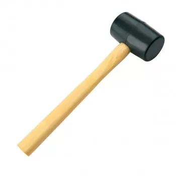 Rubber hammer, wood handle 500gr/16oz 