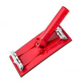 Sandpaper holder for telescopic poles 