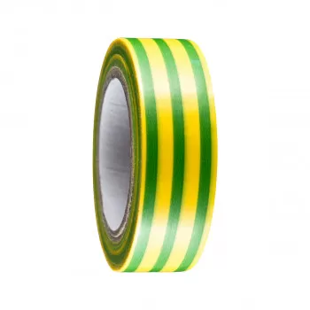 Insulate tape 19mm x 10m, yellow-green 