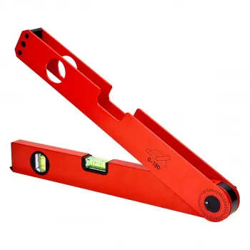 Tape angle measuring spirit level 180˚ 