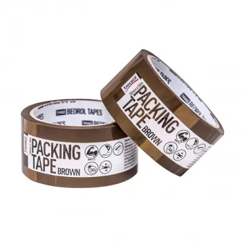 Packing tape, brown 50mm x 50m 