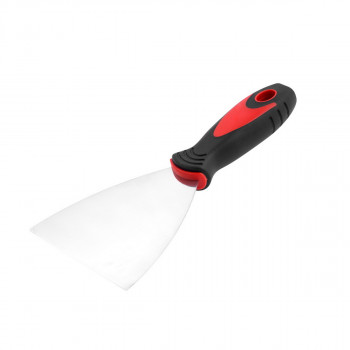 Scraper rubber-plastic handle with hole, steel 4” 