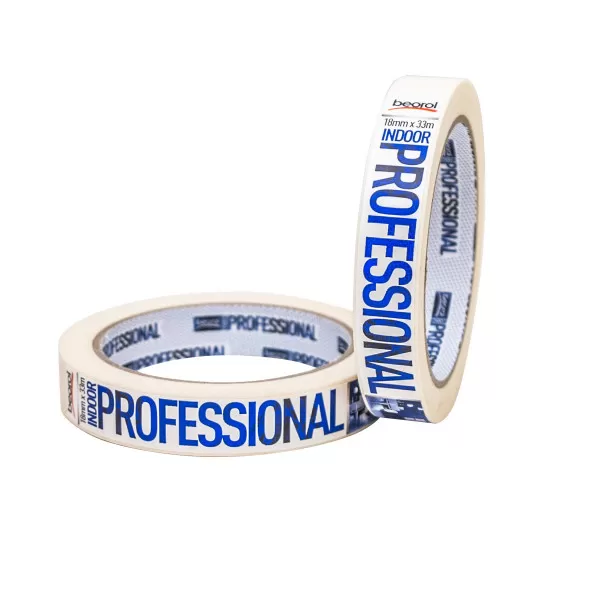 Masking tape Indoor Professional, 18mm x 33m, 70ᵒC 
