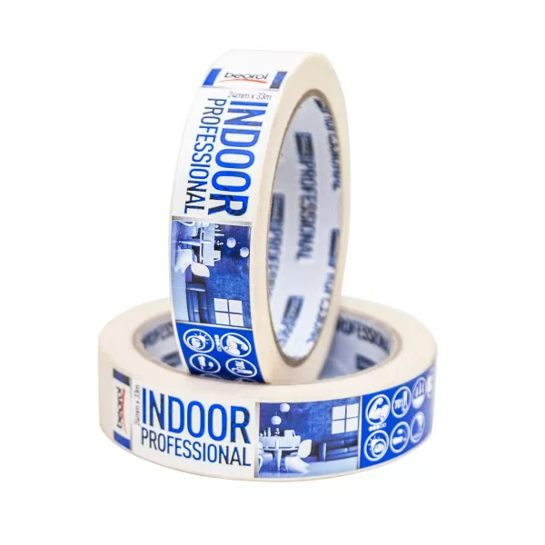 Masking tape Indoor Professional, 24mm x 33m, 70ᵒC 