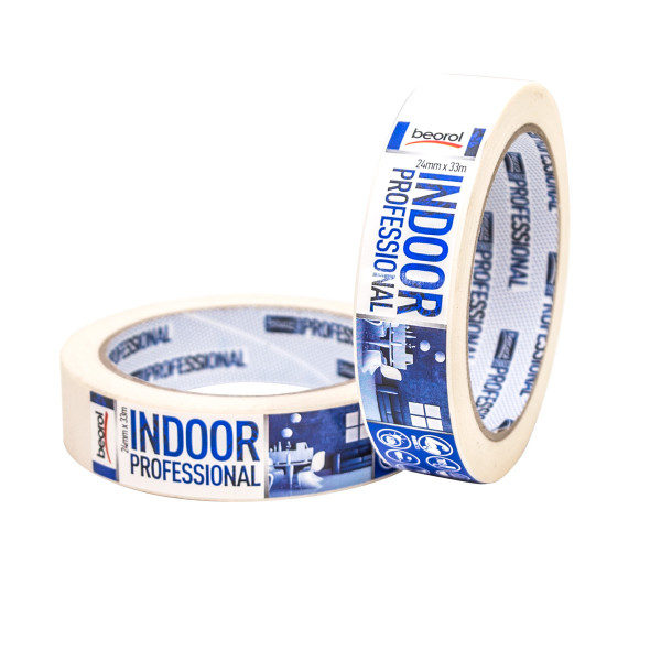 Masking tape Indoor Professional, 24mm x 33m, 70ᵒC 