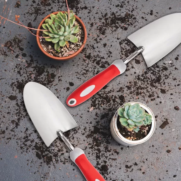 Garden stainless steel trowel - wide 