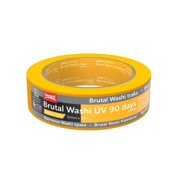 Brutal tape 90 days UV (Washi Paper) 30mm x 33m 