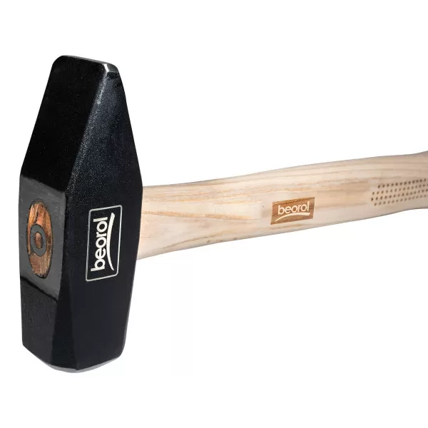 Machinist hammer, wooden handle, 1500g 