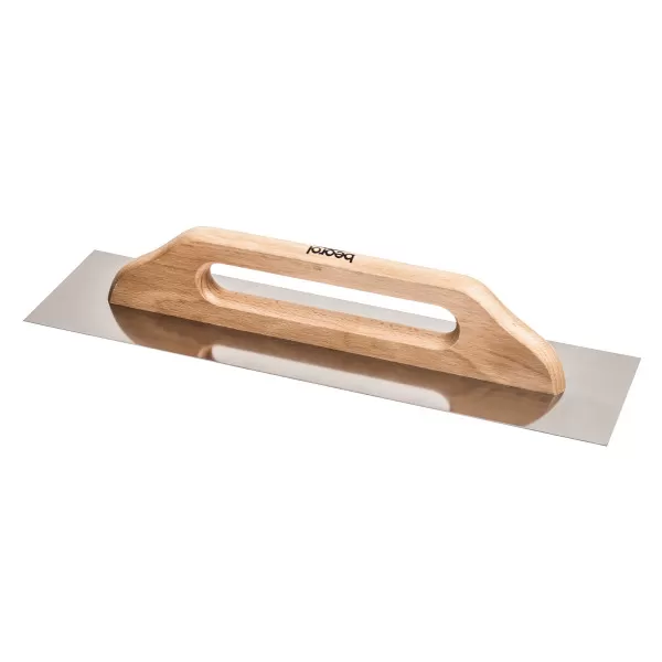 Plastering trowel, 480x130mm, woden handle 