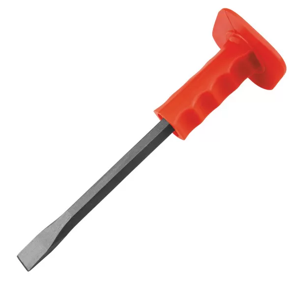 Cold chisel sand-blasted heavy duty plastic holder 