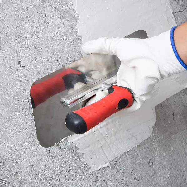 Plastering trowel rubber-plastic handle, 240x100mm 